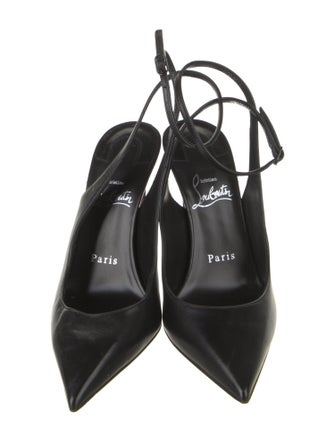 Christian Louboutin Leather Slingback Pumps