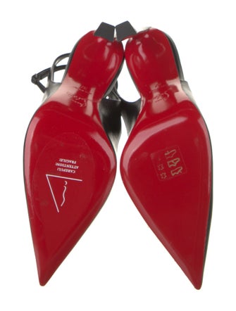 Christian Louboutin Leather Slingback Pumps