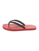 Christian Louboutin Rubber Studded Accents Flip Flops