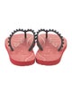 Christian Louboutin Rubber Studded Accents Flip Flops
