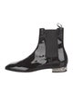 Christian Louboutin Patent Leather Chelsea Boots