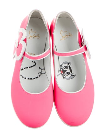 Christian Louboutin Girls' Leather Ballet Flats