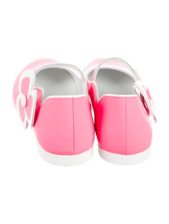 Christian Louboutin Girls' Leather Ballet Flats