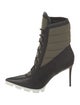 Christian Louboutin Colorblock Pattern Lace-Up Boots