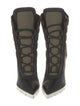 Christian Louboutin Colorblock Pattern Lace-Up Boots