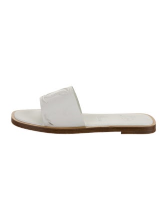 Christian Louboutin Leather Slides