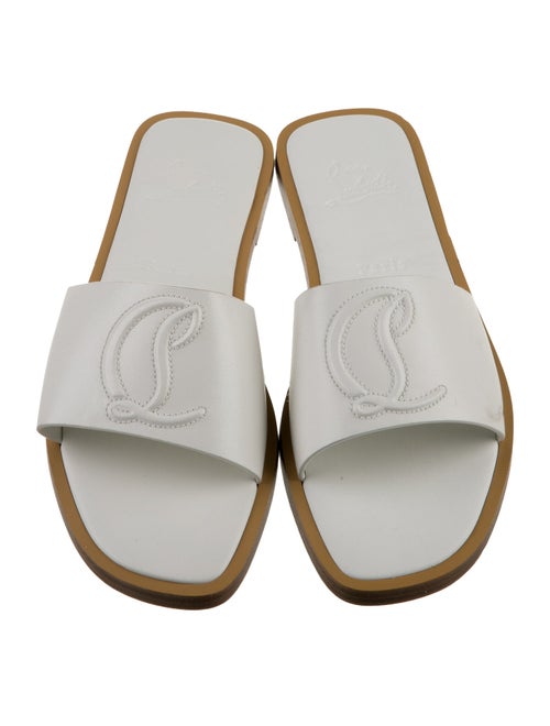 Christian Louboutin Leather Slides