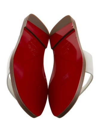 Christian Louboutin Leather Slides