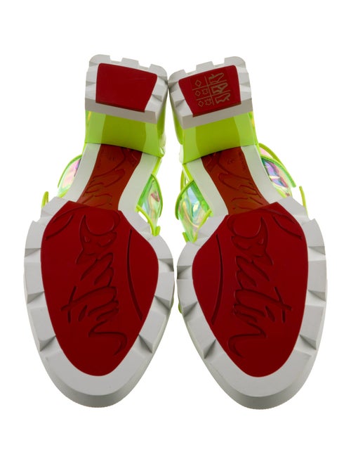 Christian Louboutin Colorblock Pattern Sandals