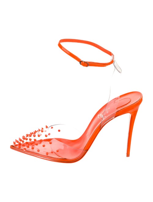 Christian Louboutin Printed Studded Accents Pumps