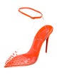 Christian Louboutin Printed Studded Accents Pumps