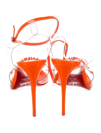 Christian Louboutin Printed Studded Accents Pumps