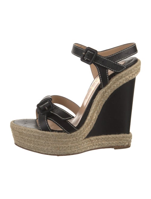 Christian Louboutin Leather Espadrilles