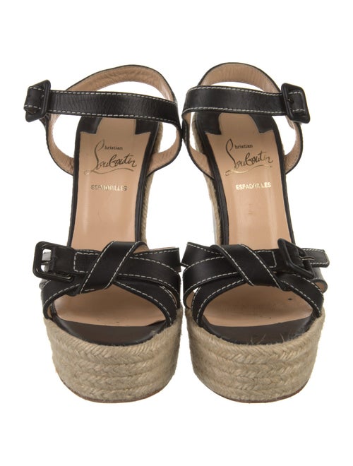 Christian Louboutin Leather Espadrilles
