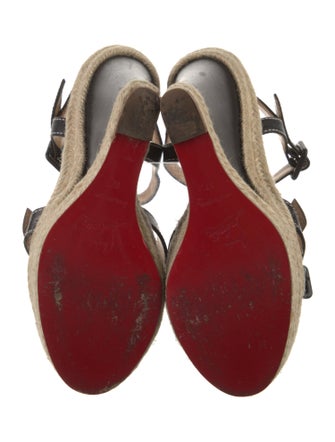 Christian Louboutin Leather Espadrilles