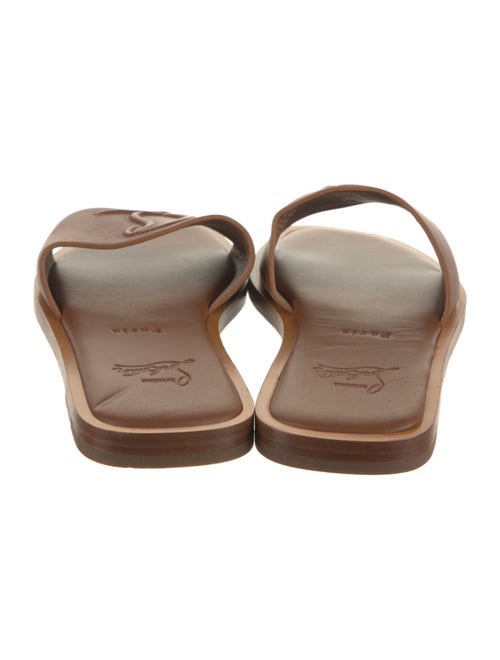 Christian Louboutin Leather Slides