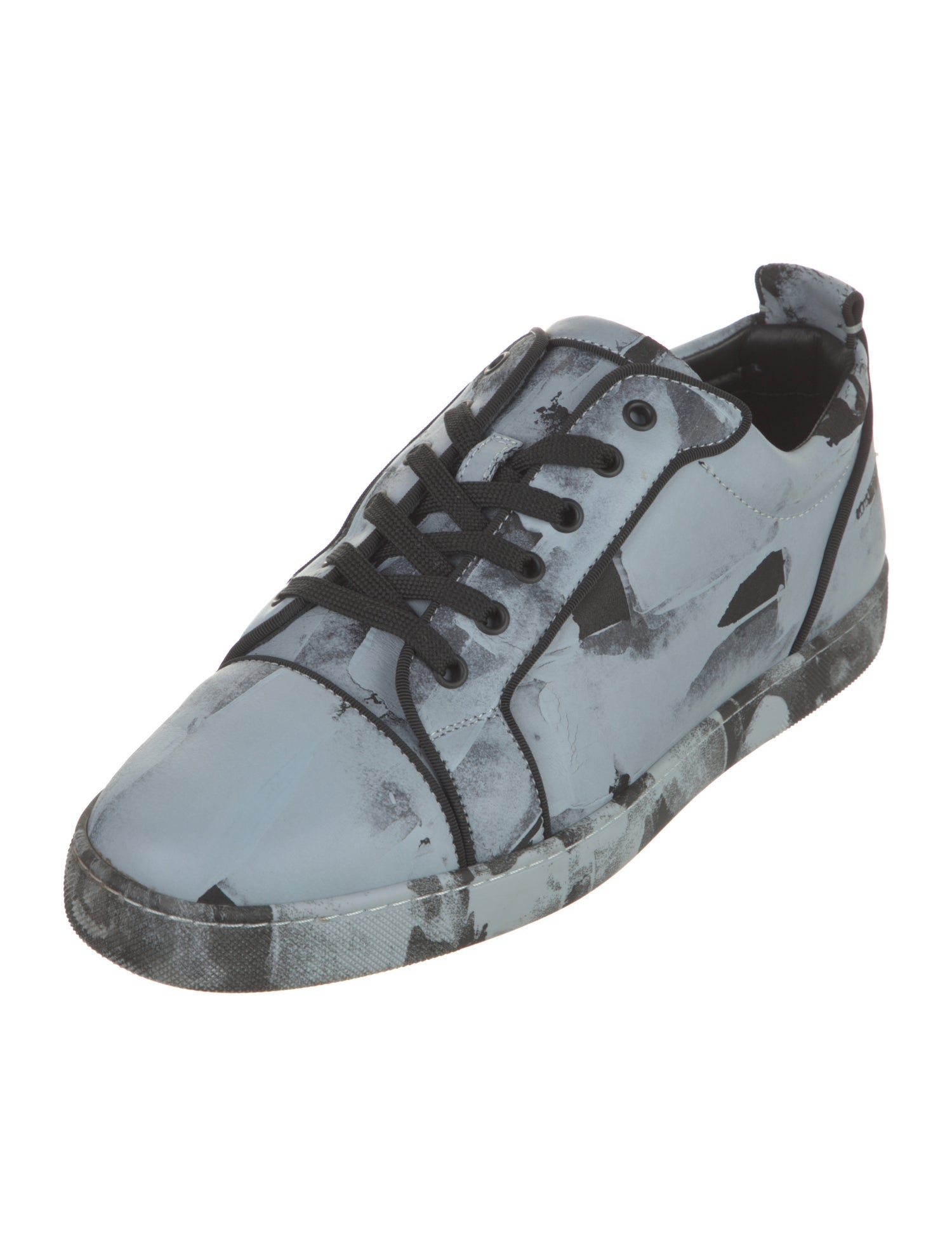 Christian Louboutin Leather Printed Sneakers