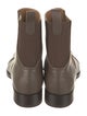 Christian Louboutin Camel Leather Chelsea Boots