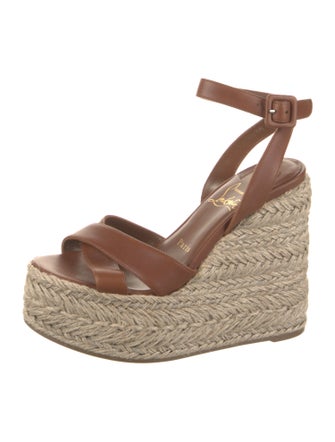 Christian Louboutin Leather Espadrilles