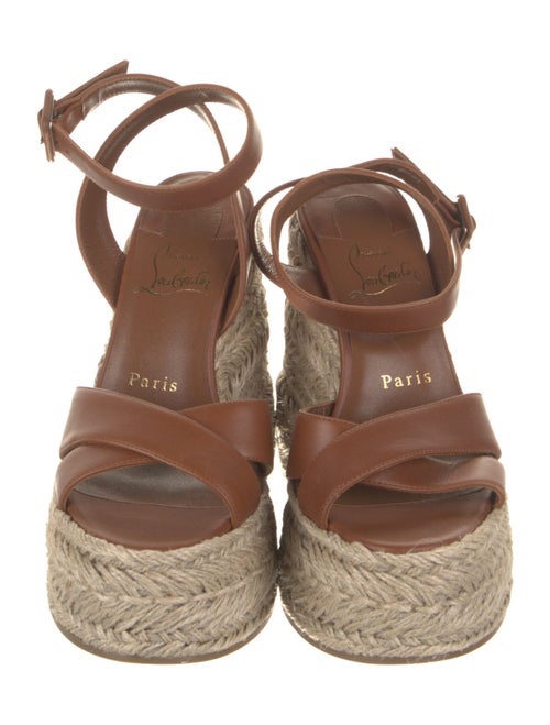 Christian Louboutin Leather Espadrilles