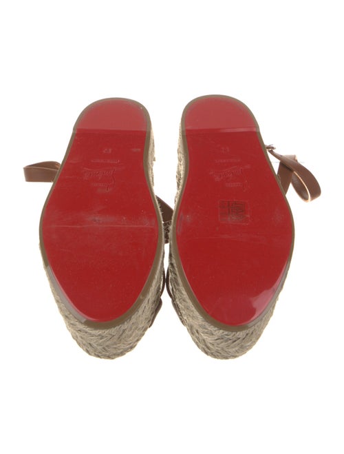 Christian Louboutin Leather Espadrilles