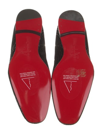Christian Louboutin Velvet Loafers