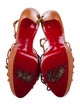 Christian Louboutin Leather Slingback Sandals