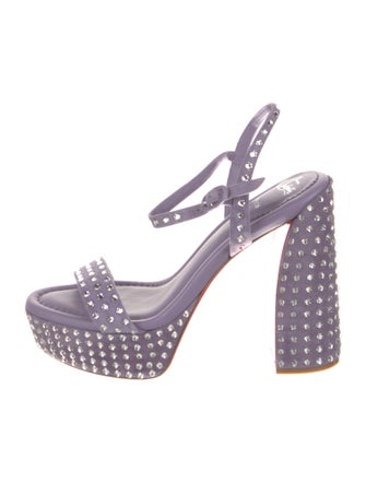 Christian Louboutin Leather Slingback Sandals