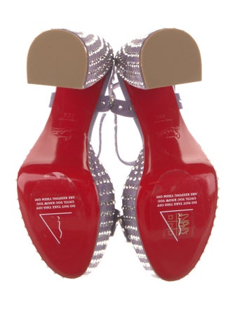 Christian Louboutin Leather Slingback Sandals