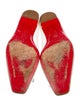 Christian Louboutin Mesh Bow Accents Ballet Flats