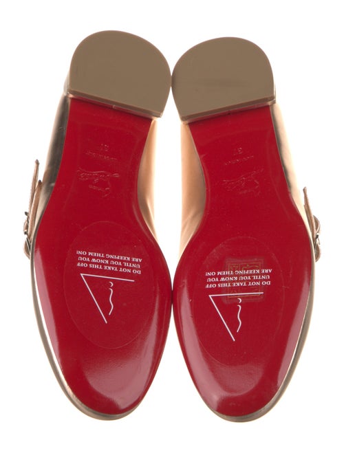 Christian Louboutin Leather Mary Jane Flats