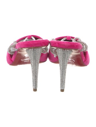 Christian Louboutin Velvet Slingback Pumps