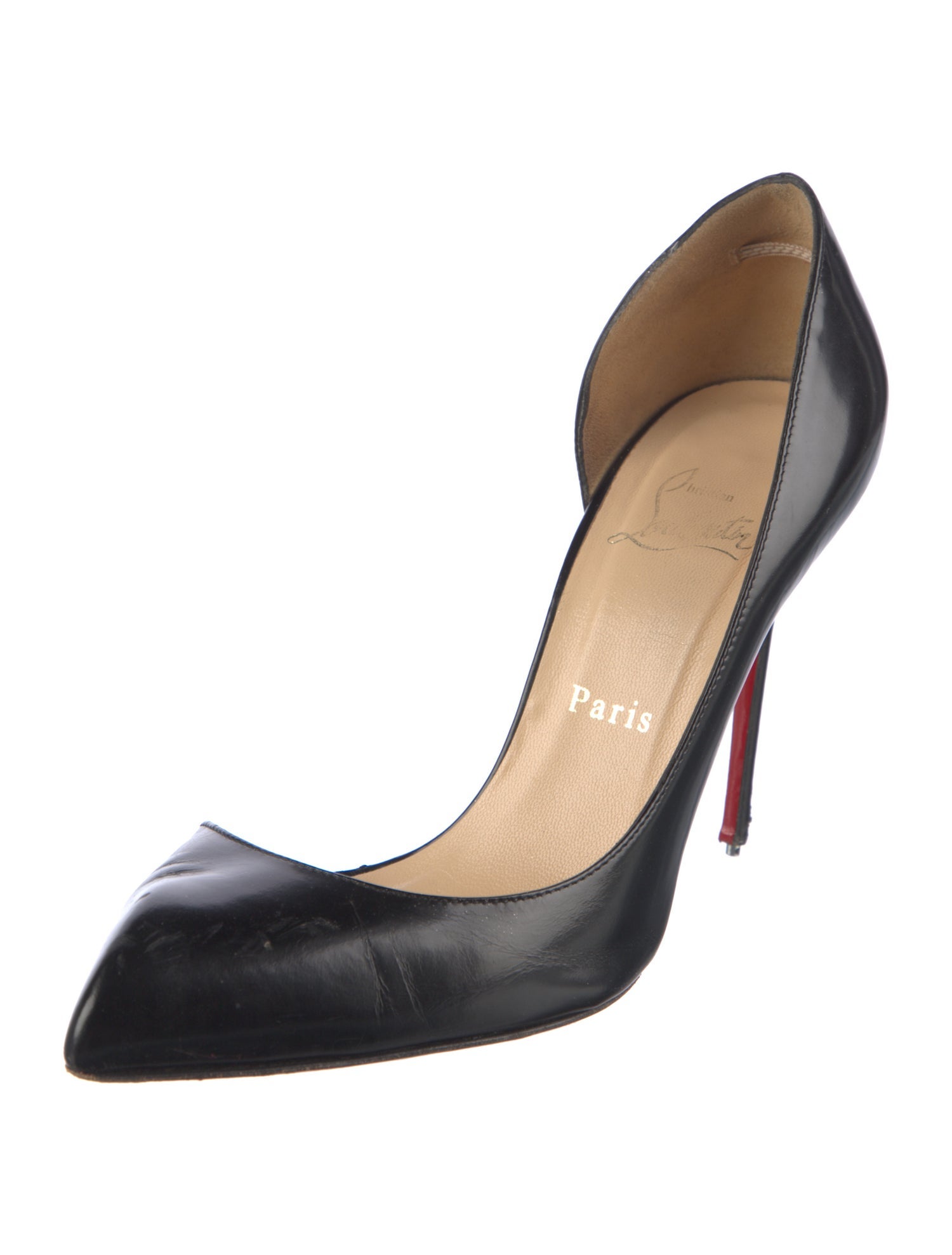 Christian Louboutin Leather D'Orsay Pumps
