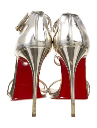 Christian Louboutin Leather T-Strap Sandals
