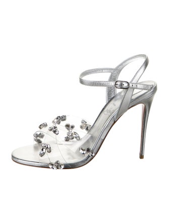 Christian Louboutin Leather T-Strap Sandals