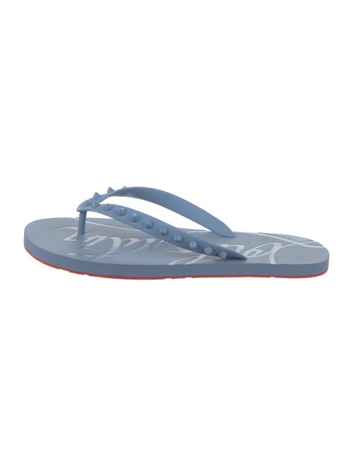 Christian Louboutin Rubber Flip Flops