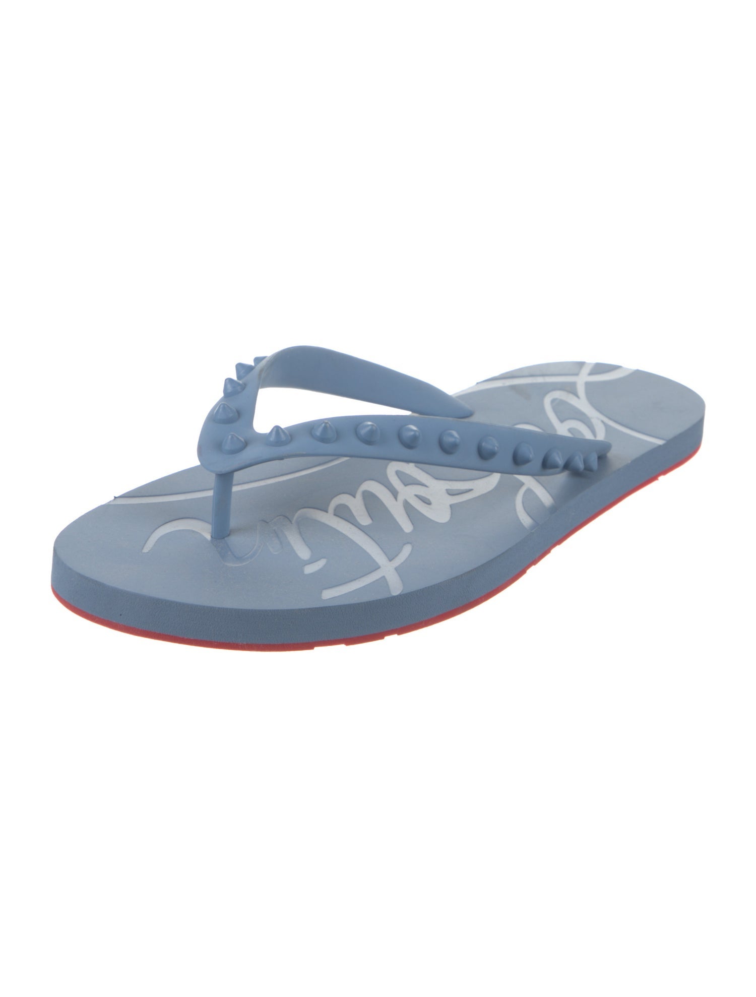 Christian Louboutin Rubber Flip Flops