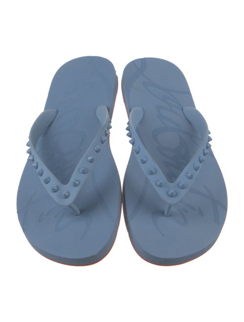 Christian Louboutin Rubber Flip Flops