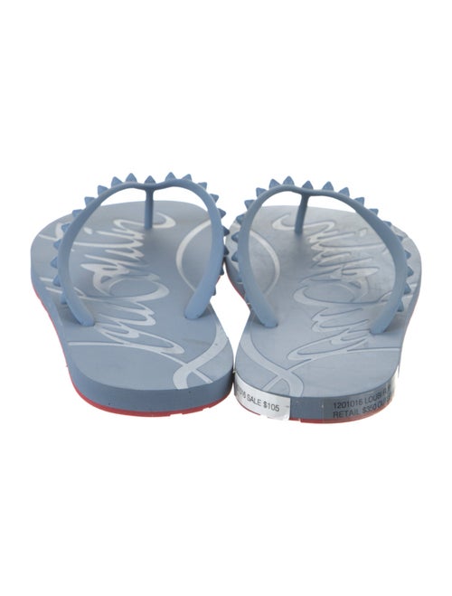 Christian Louboutin Rubber Flip Flops