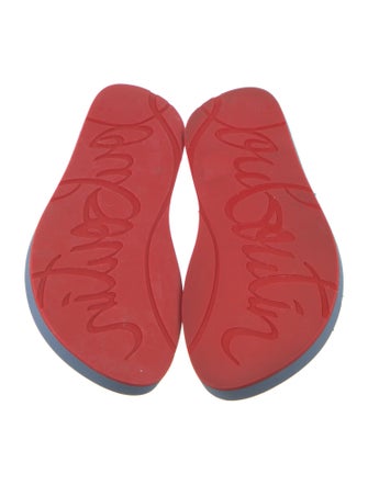 Christian Louboutin Rubber Flip Flops