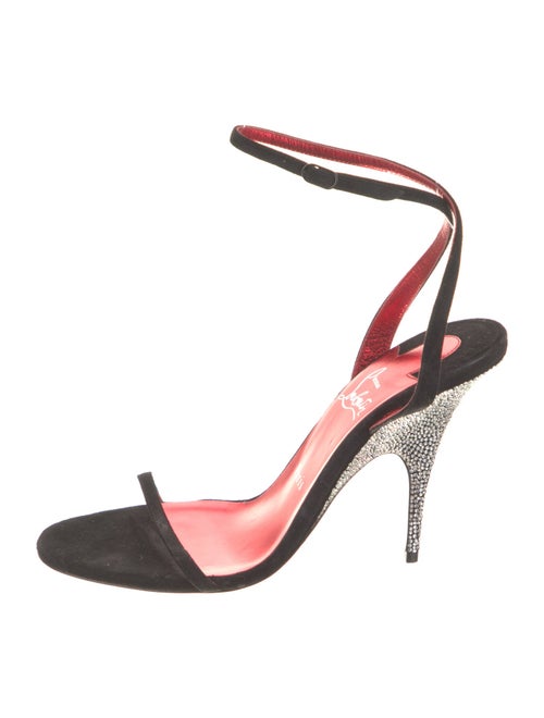 Christian Louboutin Velvet Sandals