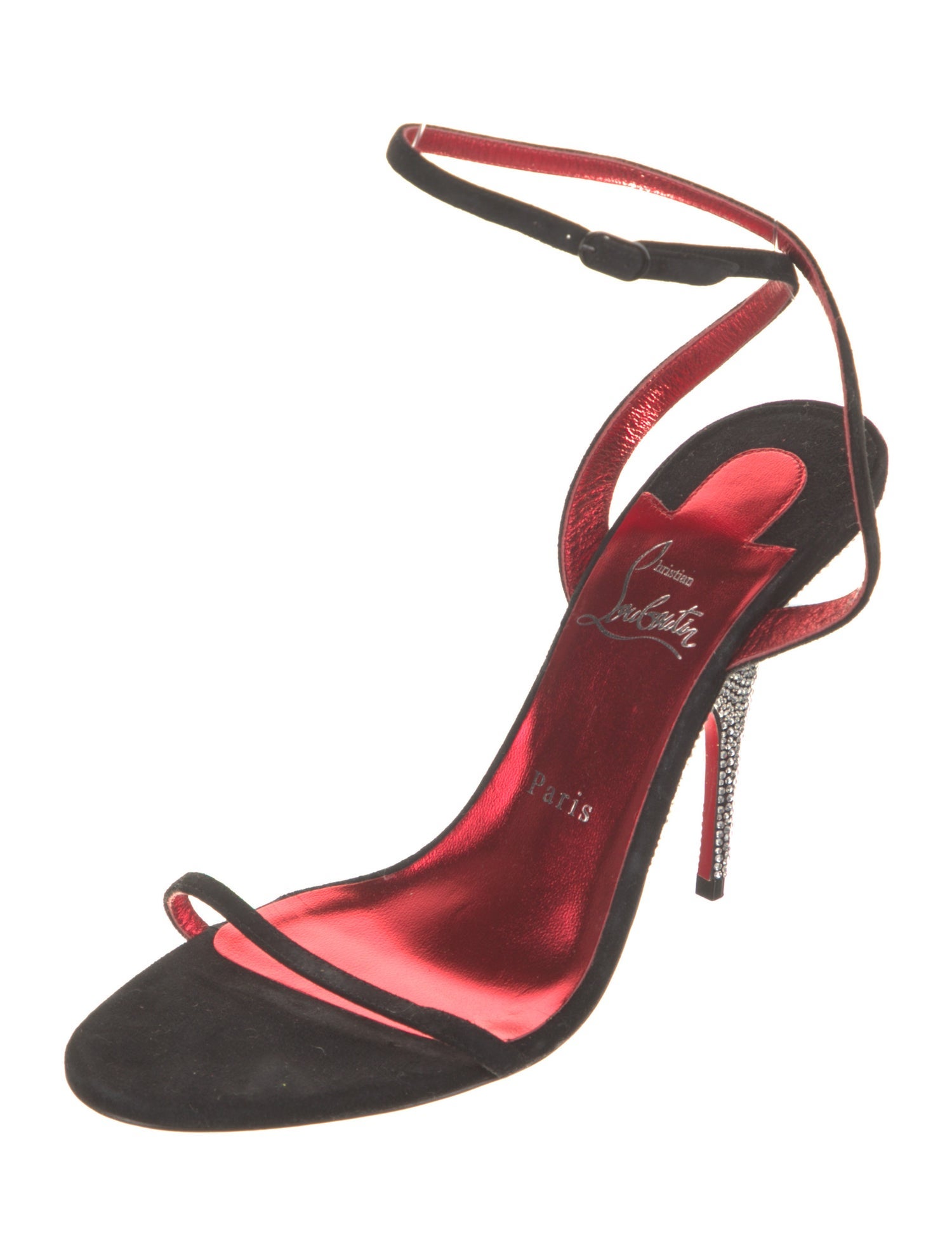 Christian Louboutin Velvet Sandals