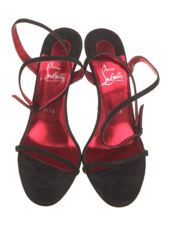 Christian Louboutin Velvet Sandals