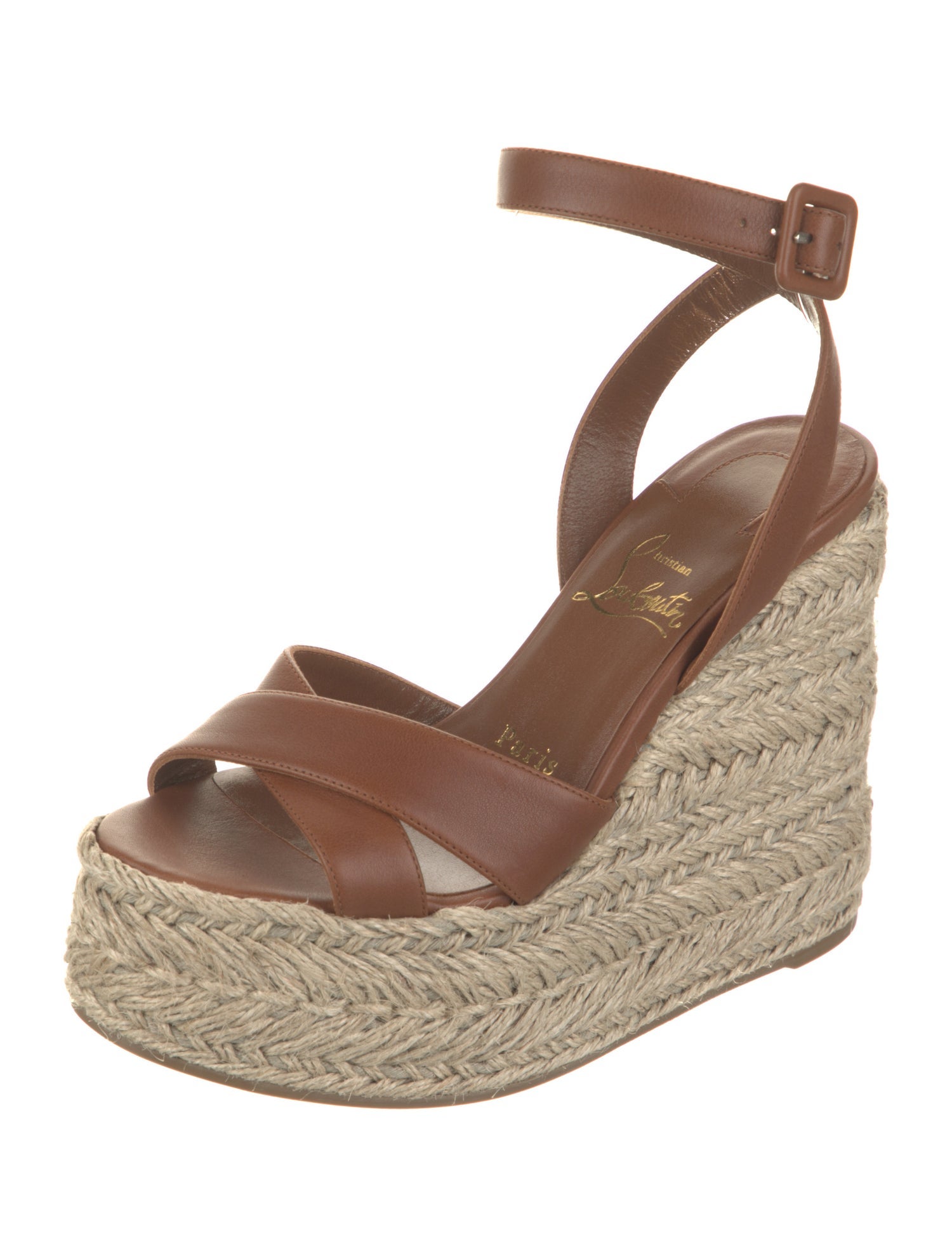 Christian Louboutin Leather Espadrilles