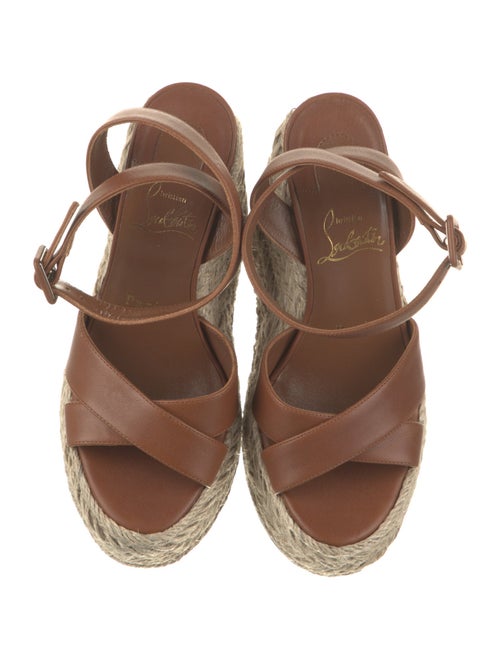 Christian Louboutin Leather Espadrilles