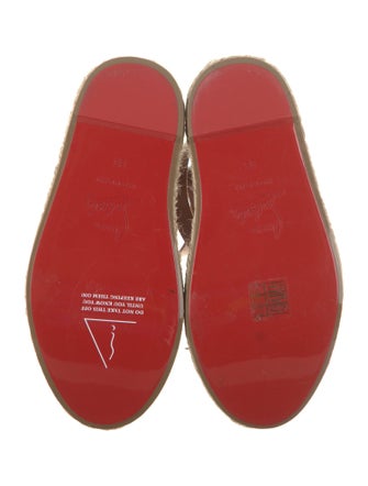Christian Louboutin Leather Espadrilles