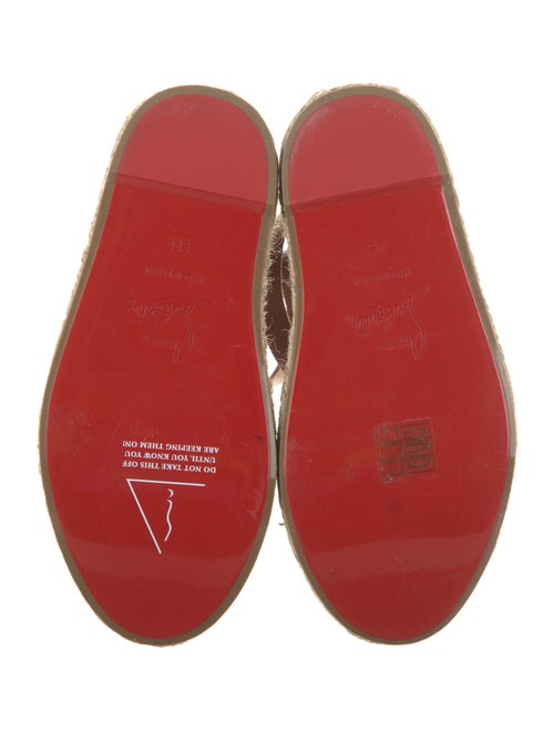 Christian Louboutin Leather Espadrilles