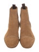 Christian Louboutin Suede Studded Accents Chelsea Boots