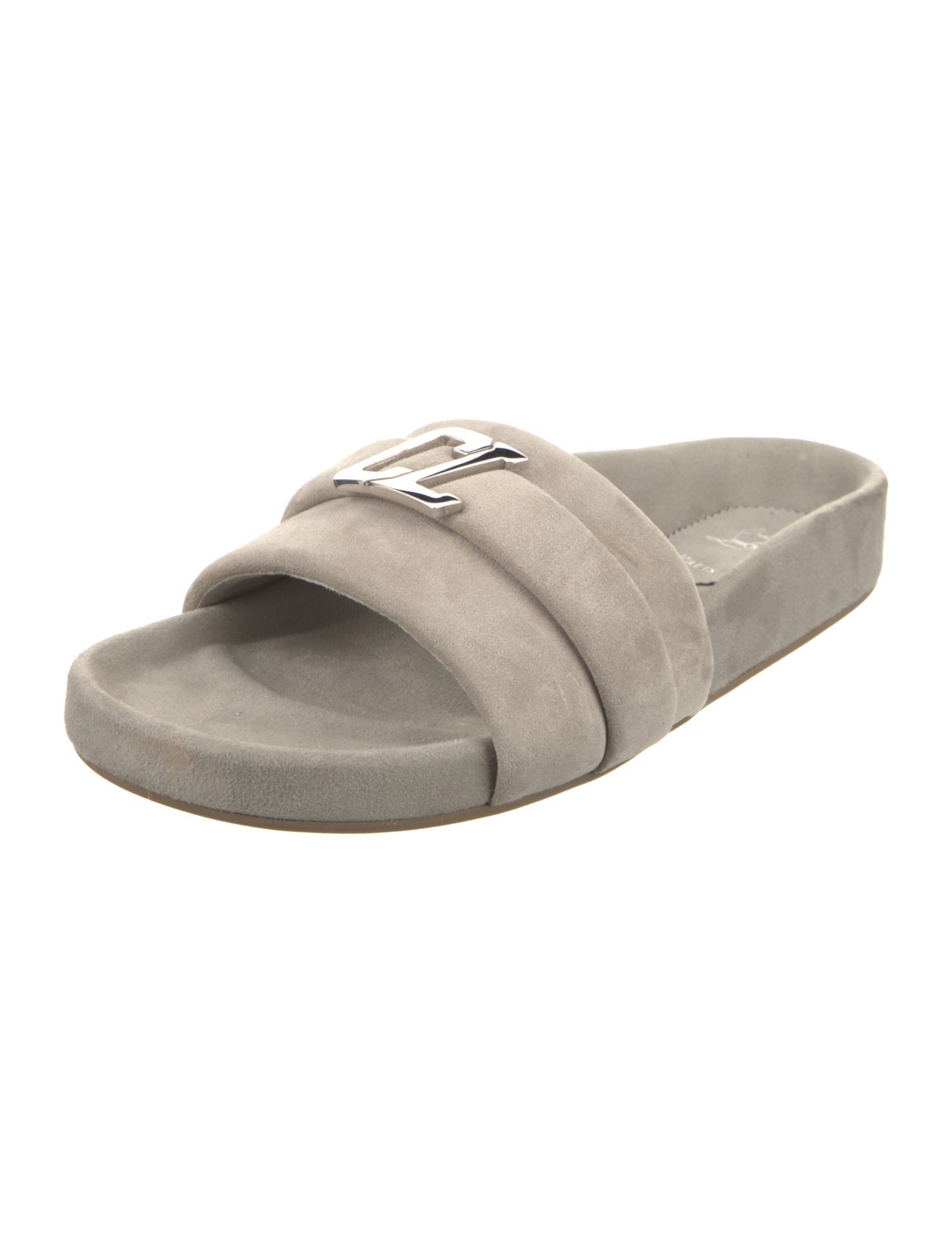 Christian Louboutin Suede Slides