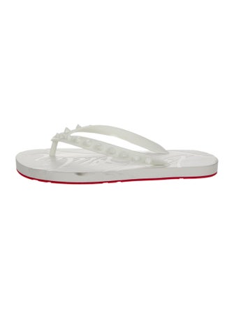 Christian Louboutin Rubber Flip Flops